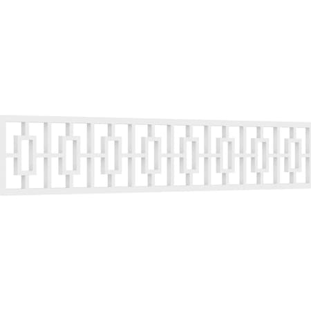 Ekena Millwork Cambridge Architectural Grade PVC Running Trim, 8"H x 5/8"P x 48"L RUNP08X0625X48CMB
